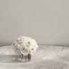 White Classic Garden Rose Vase