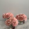 Peach Classic Garden Rose Vase
